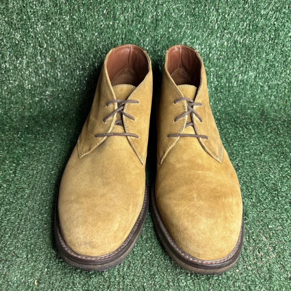 Johnston & Murphy Copeland Suede Crepe Sole Chukka Desert Boot Tan Mens Size 10M